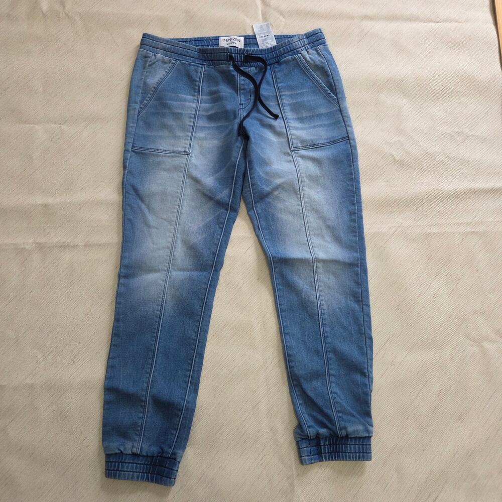 Denizen from Levis Woman's Blue Jeans with Draw Strings size S